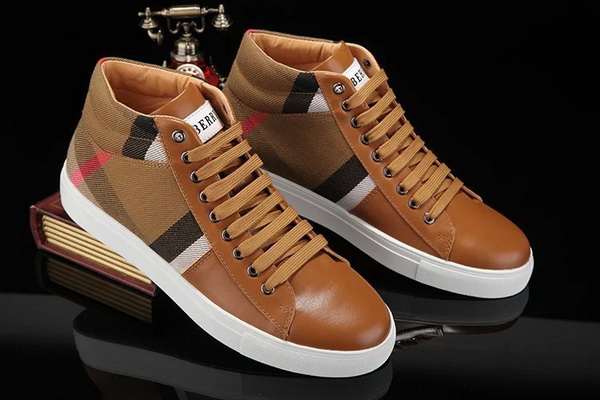 Burberry High-Top Fashion Men Shoes--017